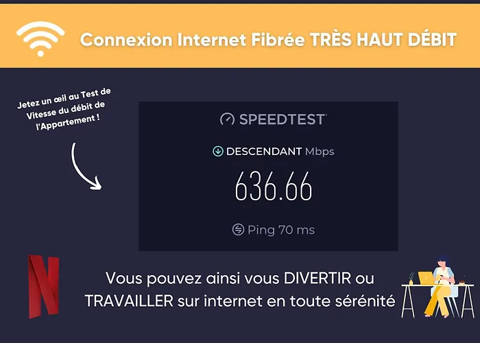 Apartment La Chute Des Feuilles - Lit Double- T2 Hyper Centre